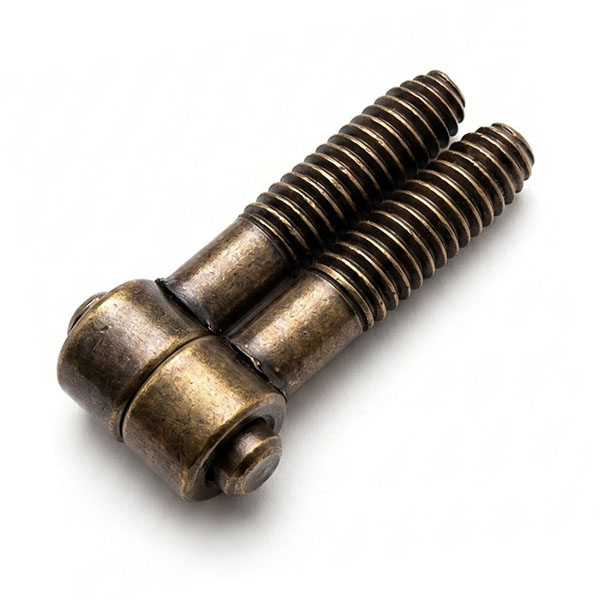 Metal Style Cerniere Anuba in Ferro Ottonato Anticato MM 9X12 CONF.PZ2 - METAL STYLE